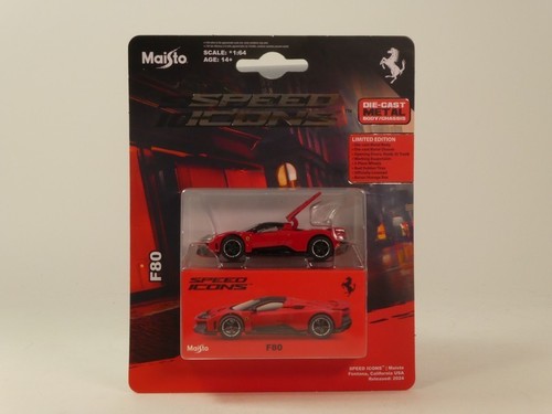 Maisto ferrari f80 rot 2024 - ferrari,
